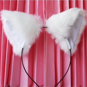 Fur Head Band Headwear Cat Ears