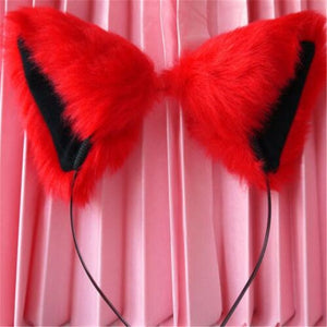 Fur Head Band Headwear Cat Ears