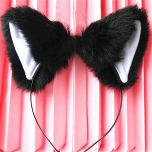 Fur Head Band Headwear Cat Ears