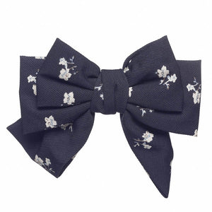 Two Layers Satin Hairpin Bow Tie