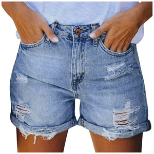 Sexy Casual Short Jeans