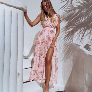 Floral Print Long Dress