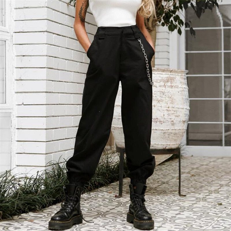 Loose Long Cargo Pants