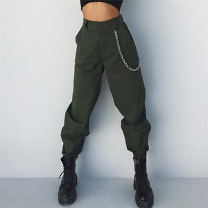 Loose Long Cargo Pants