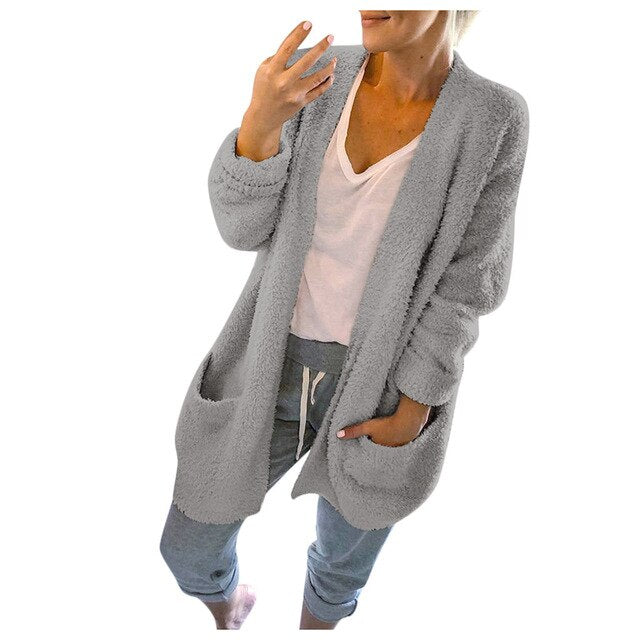 Warm Wool Sweater Cardigan Outwear