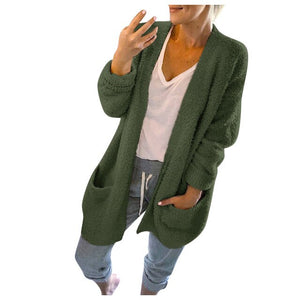 Warm Wool Sweater Cardigan Outwear