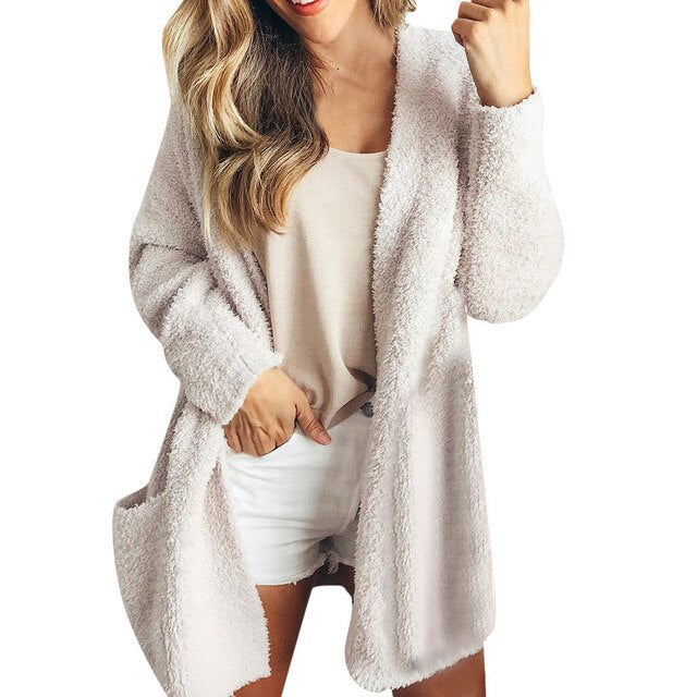 Warm Wool Sweater Cardigan Outwear