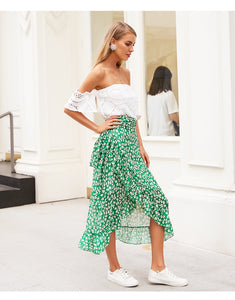 my ruffles long skirt